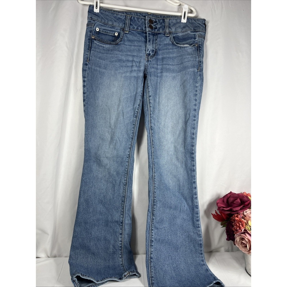 American Eagle Stretch Artist‎ Live Your Life Women's Size 8 Blue Jeans